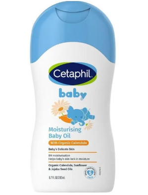 CETAPHIL_Dầu Dưỡng Ẩm Baby Moisturising Baby Oil With Organic Calendula 200ml