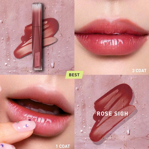 3CE_Son Bóng Misty Lip Bare Rose Sigh 4.6g