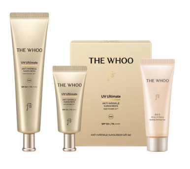 WHOO_Set Kem Chống Nắng UV Ultimate Anti- Wrinkle Sunscreen Nad Power 24TM