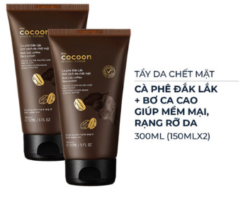 COCOON_Combo 2 Tẩy Tế Bào Chết Mặt Cà Phê Dak Lak Coffee Face Polish 150ml