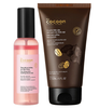 COCOON_Combo Tinh Chất Xịt Dưỡng Sen Hậu Giang 100ml + Tẩy Tế Bào Chết Mặt Cà Phê 150ml