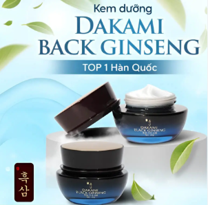 DAKAMI_Kem Trị Nám Ban Đêm Nhân Sâm Đen Black Ginseng 30g