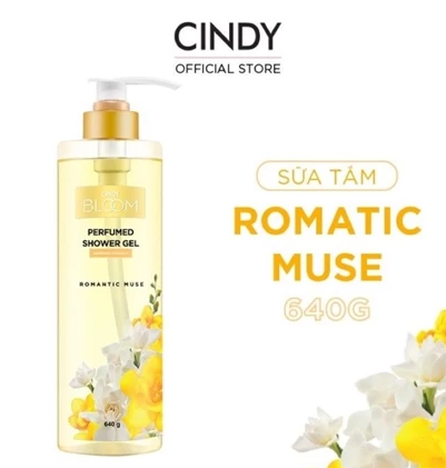 CINDY BLOOM_Sữa Tắm Nước Hoa Cao Cấp Perfumed Shower Gel Romatic Muse 640g