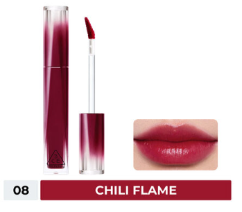 3CE_Son Bóng Misty Lip Bare Chili Flame 4.6g