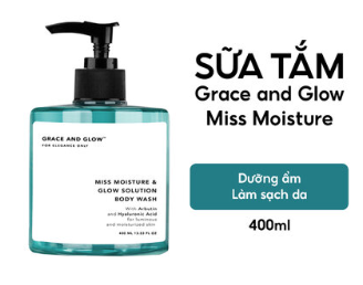 GRACE AND GLOW_Sữa Tắm Miss Moisture Dưỡng Ẩm Da 400ml