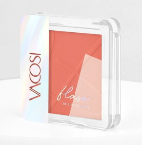 VACOSI_Phấn Má Hồng & Bắt Sáng Flaso Blush Set 8.3g