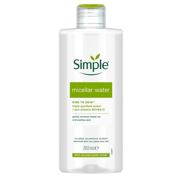 SIMPLE_Nước Tẩy Trang Kind To Skin Micellar Cleansing Water 200Ml