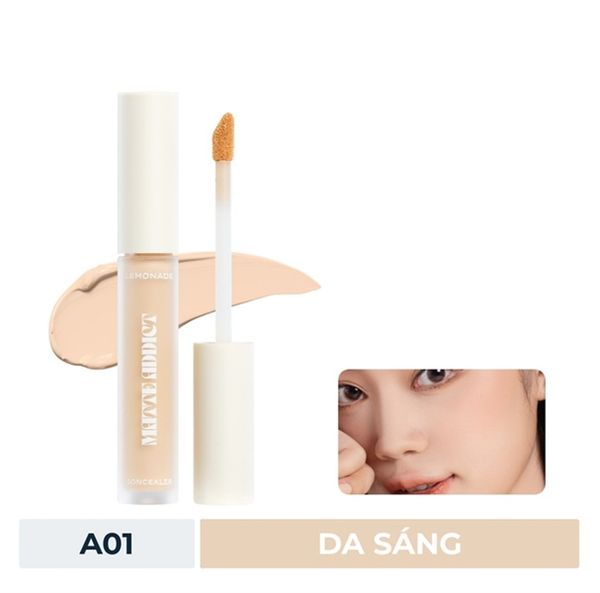 LEMONADE_Kem Che Khuyết Điểm Kiềm Dầu Matte Addict Concealer A01 3g