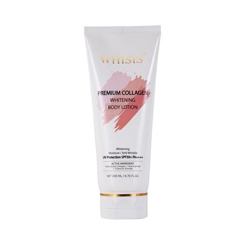 WHISIS_Kem Dưỡng Thể Chống Nắng Toàn Thân Premium Collagen 200ml