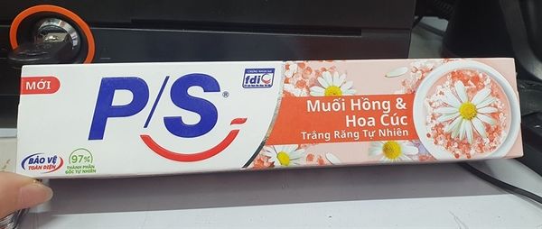 P/S_KĐR Trắng Răng Tự Nhiên Muối Hồng & Hoa Cúc 180g