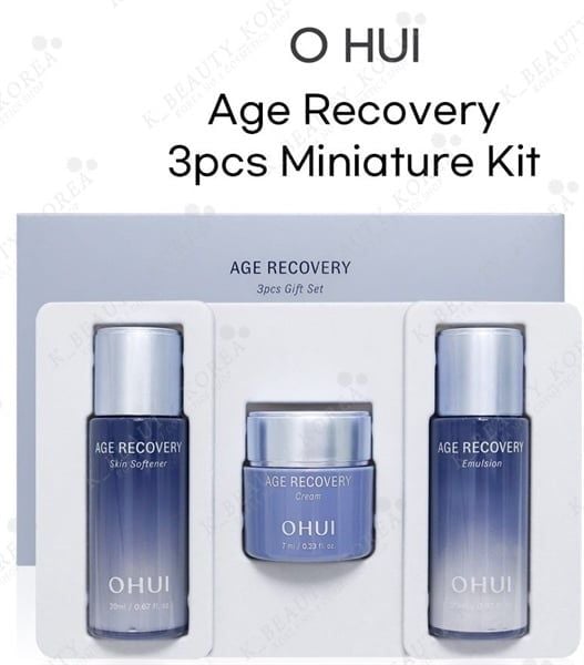 OHUI_Bộ Dưỡng Da Age Recovery 3pcs Gift Set