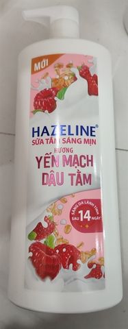 U_Hazeline_Sữa Tắm Yến Mạch Dâu Tằm Sáng Mịn Dưỡng Ẩm 1kg