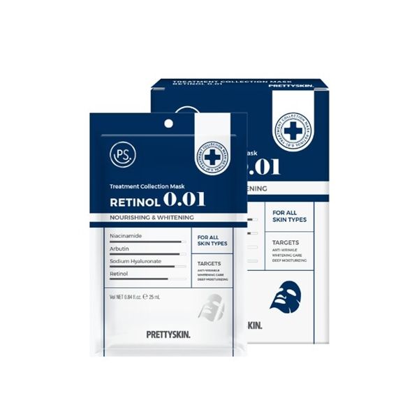 PRETTYSKIN_Mặt Nạ Treatment Collection Mask Retinol 0.01 25ml