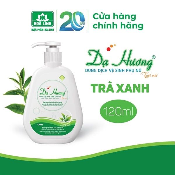 DẠ HƯƠNG_Dung Dịch Vệ Sinh Phụ Nữ Trà Xanh 120Ml