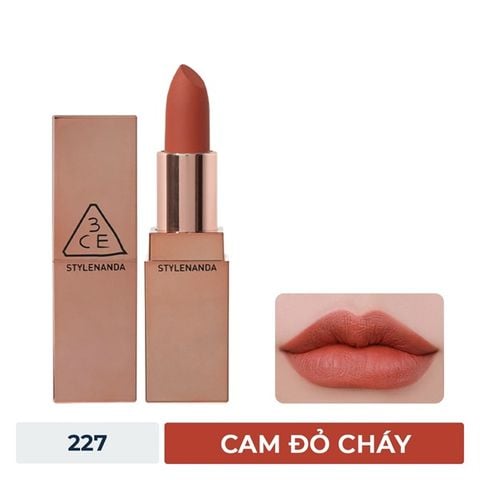3CE_Son Thỏi Matte Lip Color #227 Benchmark 3.5G