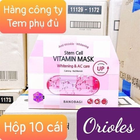 BANOBAGI_Mặt Nạ Stem Cell Vitamin Mask Whitening & AC Care 30g