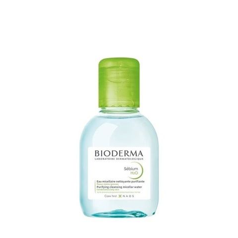 BIODERMA_Nước Tẩy Trang Dành Cho Da Dầu & Hỗn Hợp Sébium H2O 100Ml (Xanh Lá)