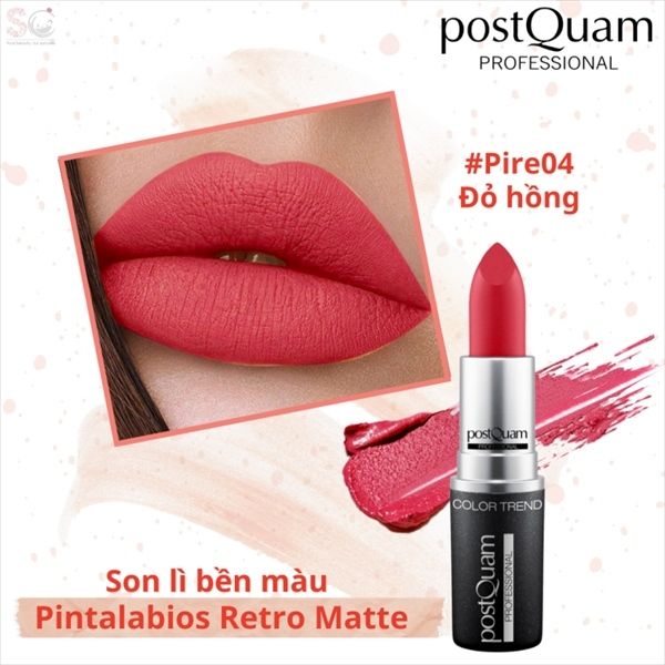 POSTQUAM_Son Lì Bền Màu #Pire04 4g