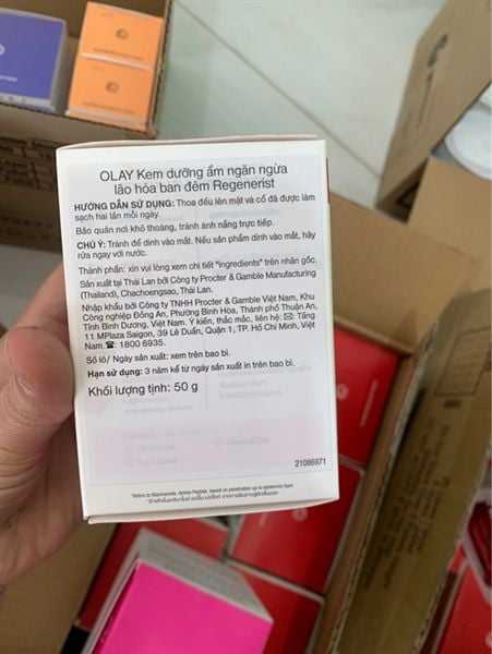 OLAY_ Kem Dưỡng Âm Ngăn Ngừa Lão Hóa Đêm Regenerist Micro-Sculpting Cream Night 50g