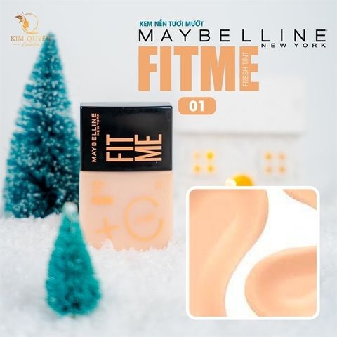MAYBELLINE_Kem Nền Fit Me Fresh Tint SPF50 30ml #01 30ml