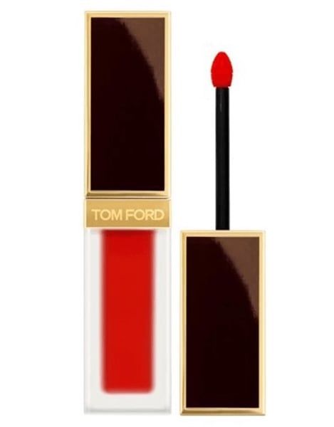 TOM FORD(*)_Son Kem Liquid Lip Luxe Mate 129 Carnal Red 6ml