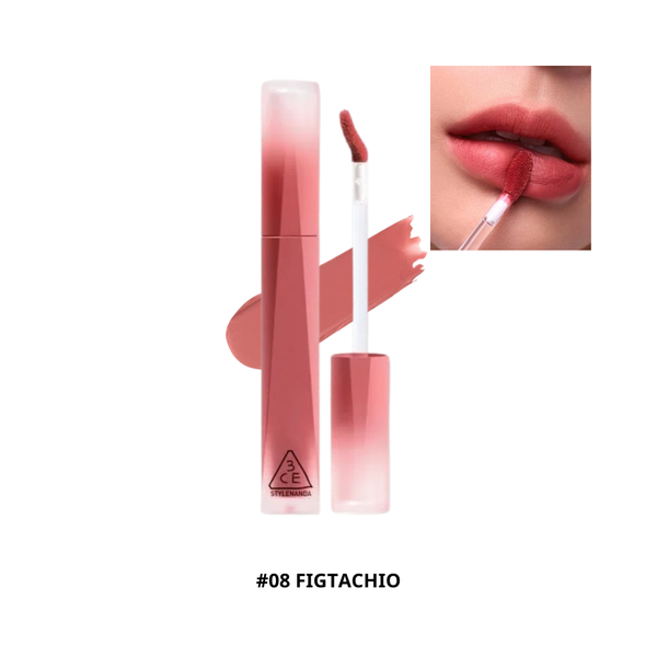 3CE_Son Kem Lì Velvet Lip Tint Plush 08 Figtachio 4g