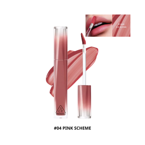 3CE_Son Bóng Misty Lip Bare Pink Scheme 4.6g