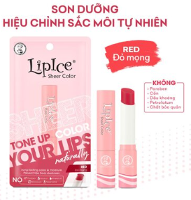 LipIce_Son Dưỡng Sheer Color Pop (Đỏ Mọng) 2.4g