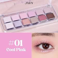 JARY_Bảng Phấn Mắt 12 Ô Dream Star Eyeshadow Palette #01 Cool Pink 14.4G