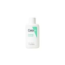 CERAVE_Sữa Rửa Mặt Sạch Sâu Cho Da Thường Đến Da Dầu Foaming Cleanser Mini 30ml (Xanh Ngọc)