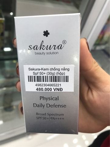 SAKURA_Kem Chống Nắng Spf 50+ (30G)