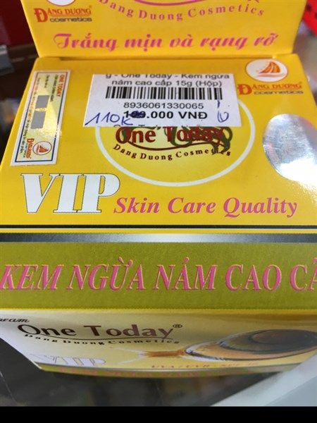 ONE TODAY_Kem Ngừa Nám Cao Cấp 15g