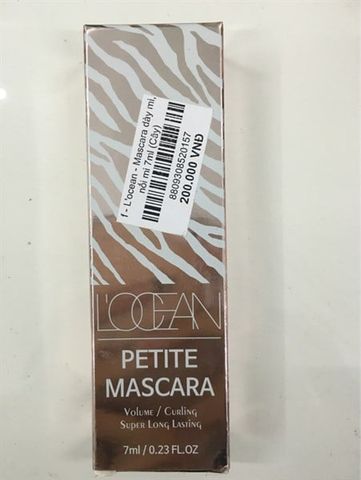 L'OCEAN_Mascara Dày Mi, Nối Mi 7Ml