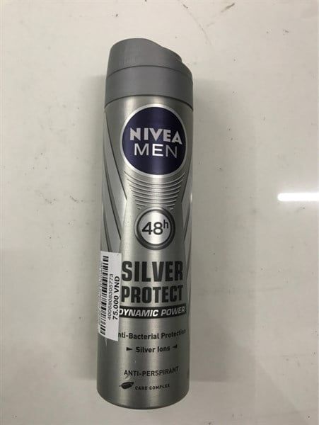 82959 NIVEA_Xịt Ngăn Mùi Men Phân Tử Bạc 150ml