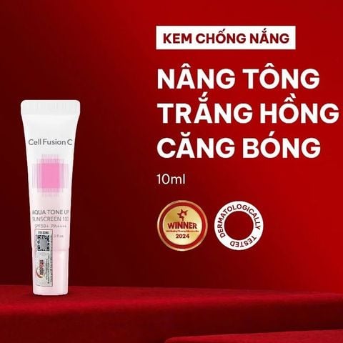 CELL FUSION C_Kem Chống Nắng Mini Aqua Tone Up 10ml