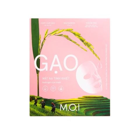 M.O.I_Mặt Nạ Gạo Tinh Khiết Sáng Da Hydrogel Rice Mask 32g