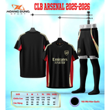 Quần Áo Bóng Đá HD CLB Arsenal Đen