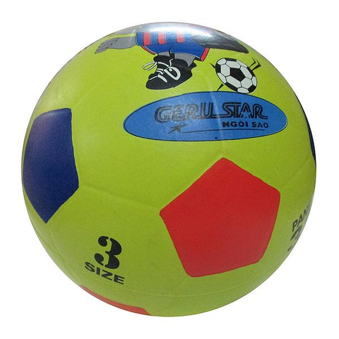 Qủa Bóng Đá Cao Su Geru Size 3