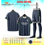 Quần Áo Bóng Đá HD CLB Real Xám navy