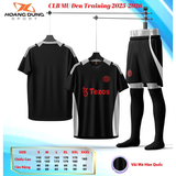 Quần Áo Bóng Đá HD CLB MU Training Đen