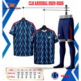 Quần Áo Bóng Đá HD CLB Arsenal-Xanh Navy