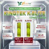Bóng Pickleball tiêu chuẩn thi đấu Kingtek K-Elite | Hộp 03 bóng