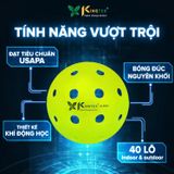 Bóng Pickleball tiêu chuẩn thi đấu Kingtek K-Elite | Hộp 03 bóng