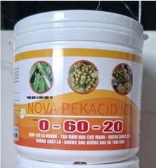 (500gam) Phân 0-60-20, Nova pekacid - Siêu tạo mầm hoa, kích ra hoa đồng loạt, chặn đọt, không gây cháy lá