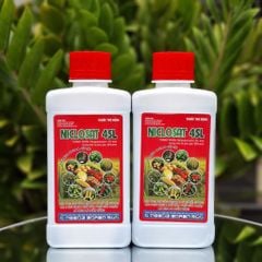 Thuốc trừ bệnh NICLOSAT 4SL: phòng trừ lở cổ rễ, sương mai, khô cành, nấm hồng, thối gốc, khô vằn, bạc lá, xoăn lá, bệnh hoa lá