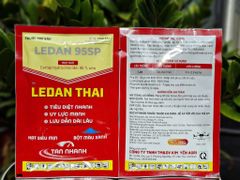 (Gói 100g) Thuốc trừ sâu LEDAN 95SP, Cartap Hydrochloride 95% - Hiệu LEDAN THÁI (bột màu xanh, siêu mịn): đặc trị sâu đục thân, rầy xanh sầu riêng, sâu đục thân, ruồi, bọ trĩ, bọ cánh cứng