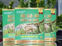 (Hộp 1Kg) Phân bón hỗn hợp NPK 10-60-10 SIÊU RA HOA. Kích hoa đồng loạt chuyên dùng cho: sầu riêng và cây ăn quả