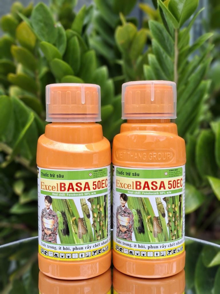 (Chai 450ml) Thuốc trừ sâu Excel BASA 50EC: nước trong, ít hôi, phun rầy chết nhanh. Thuốc tiếp xúc xông hơi cực mạnh, đặc trị rầy nâu hại lúa