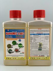 Thuốc trừ sâu Haihamec 3.6EC - Abamectin 3.6 nước trong 450ml: Sâu cuốn lá, bọ trĩ, nhện gié, Sâu phao đục bẹ, nhện đỏ, rệp sáp