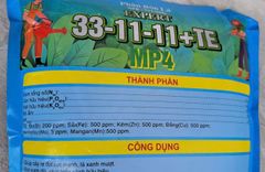 Expert 33-11-11 + TE (1kg) : Kích ra chồi, bung đọt mạnh, phát đọt, mập chồi - Đẻ nhánh, xanh lá, bung tược và kích ra rễ mạnh